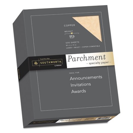 SOUTHWORTH Paper, Parchment, 24No, Copper, PK500 894C